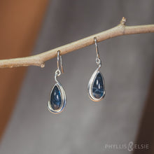 Load image into Gallery viewer, Sprout Moss Kyanite Earrings