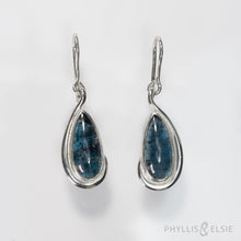 Load image into Gallery viewer, Sprout Moss Kyanite Earrings