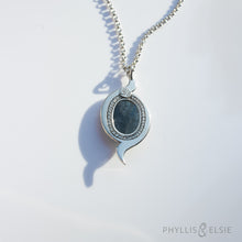 Load image into Gallery viewer, Vortex Moss Kyanite Necklace