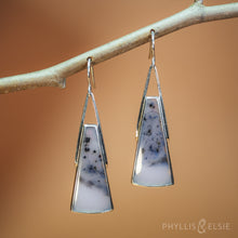 Load image into Gallery viewer, Avery Dendritic Agate Earrings