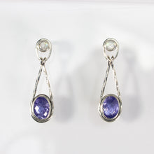 Load image into Gallery viewer, Isabel Tanzanite Drop Earrings