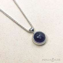 Load image into Gallery viewer, Luna Iolite Necklace - 10mm
