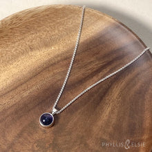 Load image into Gallery viewer, Luna Iolite Necklace - 10mm