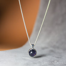 Load image into Gallery viewer, Luna Iolite Necklace - 10mm