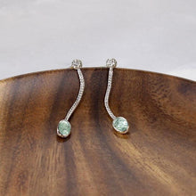 Load image into Gallery viewer, Emma Emerald Earrings