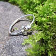 Load image into Gallery viewer, Our Pebbles are the perfect easy-wearing pieces for everyday wear (I have been wearing my pebble rings 24/7 for years, even when I’m working on other jewelry!). Slim bands and low-profile details are comfortable, and solid Sterling Silver construction with no gems makes them durable enough for most daily life