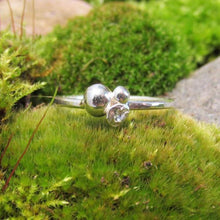 Load image into Gallery viewer, Our Pebbles are the perfect easy-wearing pieces for everyday wear (I have been wearing my pebble rings 24/7 for years, even when I’m working on other jewelry!). Slim bands and low-profile details are comfortable, and solid Sterling Silver construction with no gems makes them durable enough for most daily life