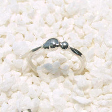 Load image into Gallery viewer, Our Pebbles line are the perfect easy-wearing pieces for everyday wear (I have been wearing my pebble rings 24/7 for years, even when I’m working on other jewelry!). Slim bands and low-profile details are comfortable, and solid Sterling Silver construction with no gems makes them durable enough for most daily life.