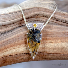 Load image into Gallery viewer, Astrid Quartz and Topaz Necklace