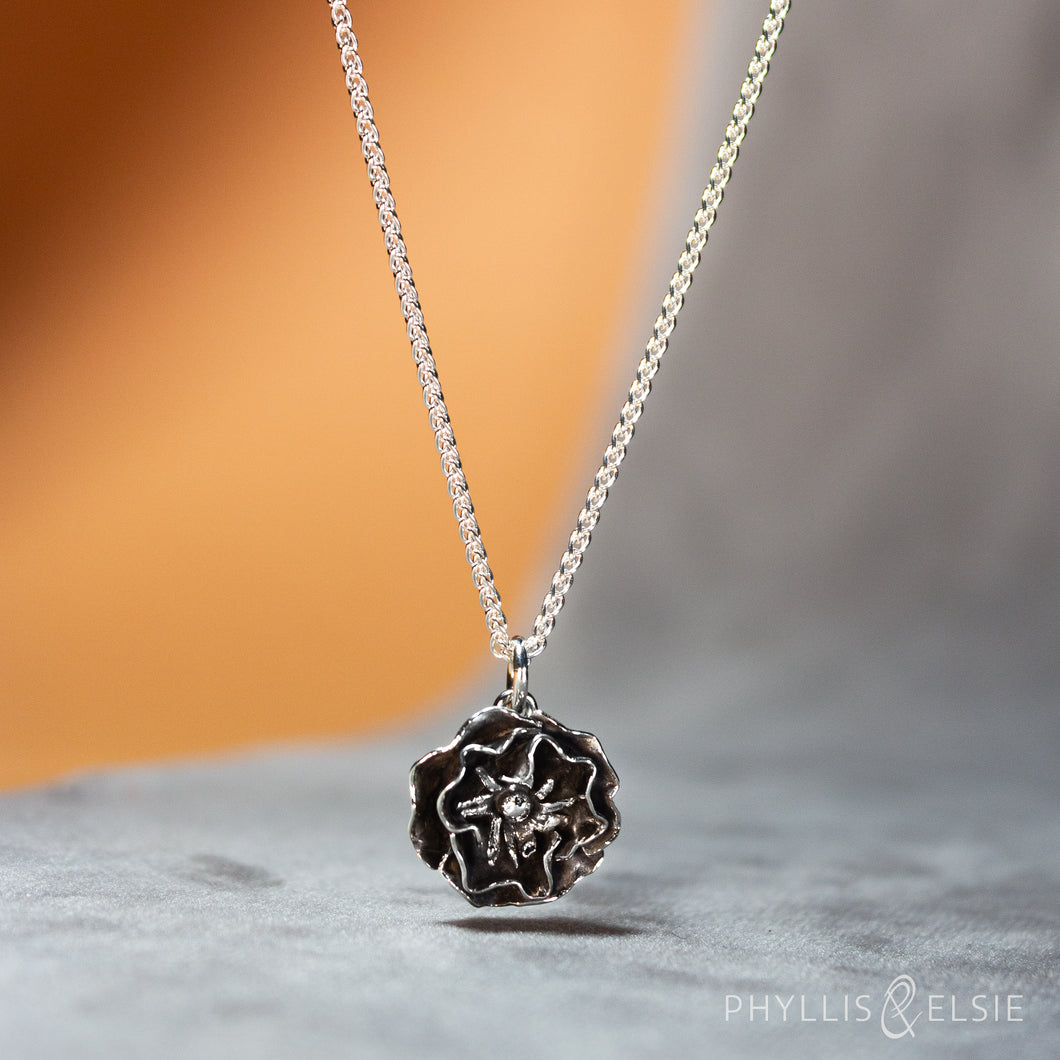 Large Poppy Necklace