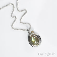 Load image into Gallery viewer, Tara Labradorite Necklace
