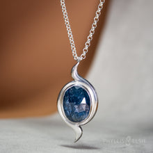 Load image into Gallery viewer, Vortex Moss Kyanite Necklace
