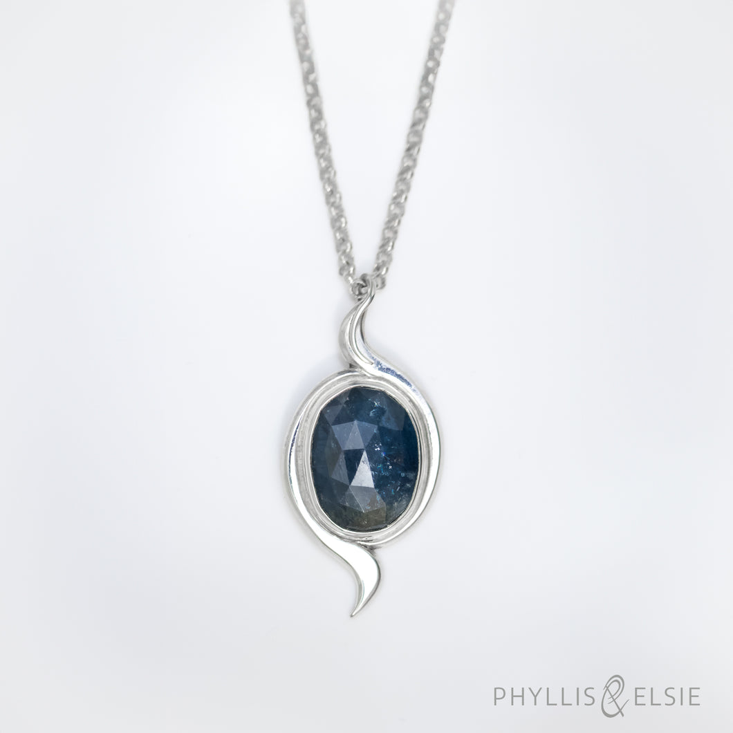 Vortex Moss Kyanite Necklace