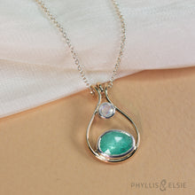Load image into Gallery viewer, Isabel Emerald Necklace
