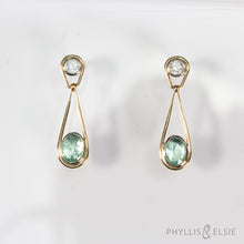 Load image into Gallery viewer, Isabel Emerald Earrings
