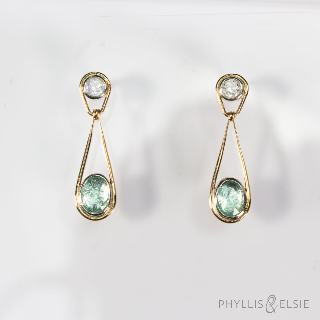 Isabel Emerald Earrings