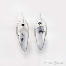 Load image into Gallery viewer, Avery Dendritic Agate Earrings
