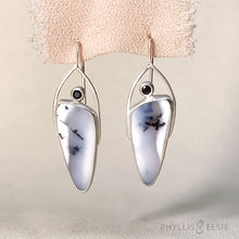 Load image into Gallery viewer, Avery Dendritic Agate Earrings
