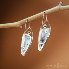 Load image into Gallery viewer, Avery Dendritic Agate Earrings
