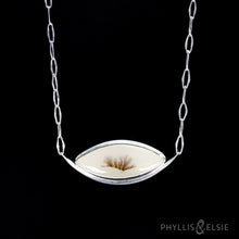Load image into Gallery viewer, Fern Necklace with Hand Forged Chain
