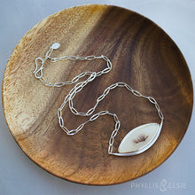 Load image into Gallery viewer, Fern Necklace with Hand Forged Chain
