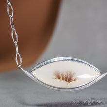 Load image into Gallery viewer, Fern Necklace with Hand Forged Chain
