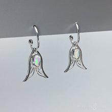 Load image into Gallery viewer, Faye Opal Hoop Dangles
