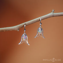 Load image into Gallery viewer, Faye Opal Hoop Dangles
