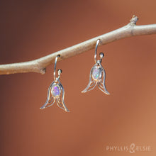 Load image into Gallery viewer, Faye Opal Hoop Dangles
