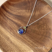 Load image into Gallery viewer, Isabel Kyanite and Peridot Necklace
