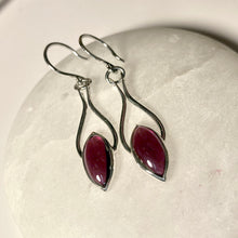 Load image into Gallery viewer, Lana Rhodolite Garnet Earrings
