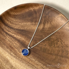 Load image into Gallery viewer, Luna Kyanite Necklace - 12mm
