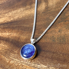 Load image into Gallery viewer, Luna Kyanite Necklace - 12mm
