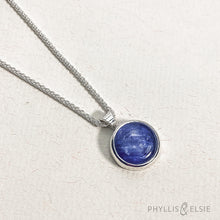 Load image into Gallery viewer, Luna Kyanite Necklace - 12mm
