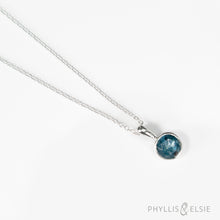 Load image into Gallery viewer, Luna Moss Kyanite Necklace - 6mm  DOVE
