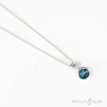 Load image into Gallery viewer, Luna Moss Kyanite Necklace - 6mm  DOVE

