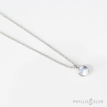Load image into Gallery viewer, Luna Moonstone Necklace - 6mm  DOVE
