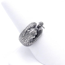 Load image into Gallery viewer, This snuggly silver Sea Otter curls his paws and tail around you finger in a tiny hug!   We donate a portion of all WildWhere sales to support continuing wildlife conservation efforts!
